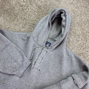 VINTAGE Renegade Hoodie Mens 2XL Gray Outdoor Casual Fleece Henley‎ Pullover